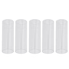5PCS Acrylic Guitar Slide Tube Folk Slide Block, 28mm(Transparent), 51mm(Transparent), 60mm(Transparent), 70mm(Transparent)