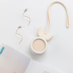 USB Charging Fan Brushless Hanging Neck Mini Sling Lazy Fan, Angel Blue, Angel White, Angel Pink