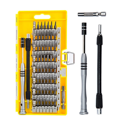 Portable Cloth Bag Mobile Phone Disassembly Maintenance Tool Multi-function Combination Tool Screwdriver Set, Black, Yellow, Orange, Blue, Green