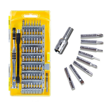 Portable Cloth Bag Mobile Phone Disassembly Maintenance Tool Multi-function Combination Tool Screwdriver Set, Black, Yellow, Orange, Blue, Green