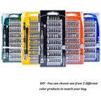 Portable Cloth Bag Mobile Phone Disassembly Maintenance Tool Multi-function Combination Tool Screwdriver Set, Black, Yellow, Orange, Blue, Green