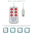 6 Keys Custom PS Shortcut Keys Medical Ultrasound Acquisition USB Keypad, Cable Length: 2m, HK-6, HK-6 Android Version