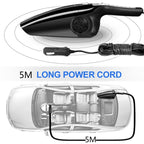 Car Vacuum Cleaner High Power 120W Home Car Dual-use Vacuum Cleaner Powerful Dry and Wet Wired Models Seventh Generation