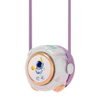 MD666-3 Cartoon Space Capsule Mini Portable Bladeless Hanging Neck Fan, Hanging Neck Fan (Purple), Hanging Neck Fan (Pink), Hanging Neck Fan (Blue)