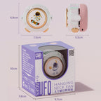 MD666-3 Cartoon Space Capsule Mini Portable Bladeless Hanging Neck Fan, Hanging Neck Fan (Purple), Hanging Neck Fan (Pink), Hanging Neck Fan (Blue)