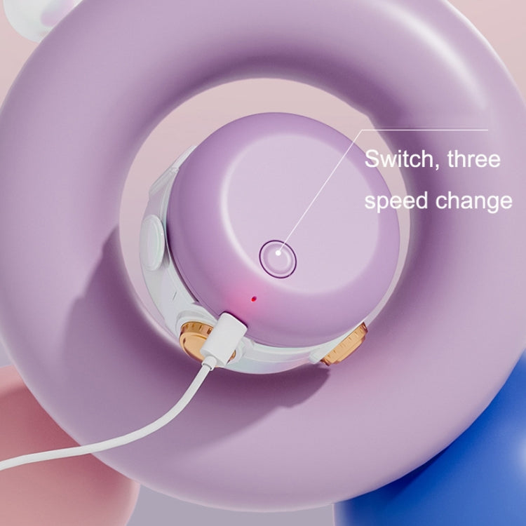 MD666-3 Cartoon Space Capsule Mini Portable Bladeless Hanging Neck Fan, Hanging Neck Fan (Purple), Hanging Neck Fan (Pink), Hanging Neck Fan (Blue)