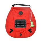 20L Solar Bath Bag Outdoor Self Driving Camping  Hot Water Bottle Portable Outdoor  Bath Water Storage Bag