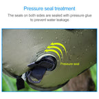 20L Solar Bath Bag Outdoor Self Driving Camping  Hot Water Bottle Portable Outdoor  Bath Water Storage Bag
