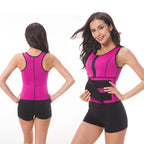 Neoprene Corset Yoga Vest Sweat Suit Postpartum Belly Belt, S, M, L, XL, XXL, XXXL