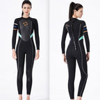 DIVE&SAIL WS-19481 One-piece Long-sleeved Warm Diving Suit Surfing Snorkeling Swimsuit, S, M, L, XL
