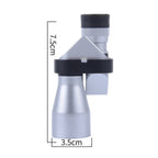 FEIRSH 8x20 Monocular Corner Telescope Outdoor Low Light Night Vision Portable Telescope, 8x20 Blue Film, 8x20 Red Film