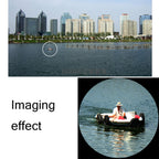 FEIRSH 8x20 Monocular Corner Telescope Outdoor Low Light Night Vision Portable Telescope, 8x20 Blue Film, 8x20 Red Film