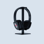 Headphone Holder Internet Cafe Headset Display Stand, White, Black