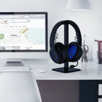 Headphone Holder Internet Cafe Headset Display Stand, White, Black