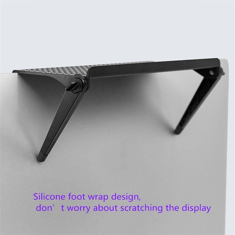 2 PCS Creative Multi-functional Storage Rack Computer Monitor Holder, S, L