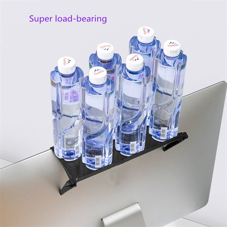 2 PCS Creative Multi-functional Storage Rack Computer Monitor Holder, S, L