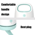 C502 Office Desktop Keyboard Cleaning Vacuum Cleaner USB Charging Mini Portable Car Vacuum Cleaner, Powder, Gray, Blue, Green