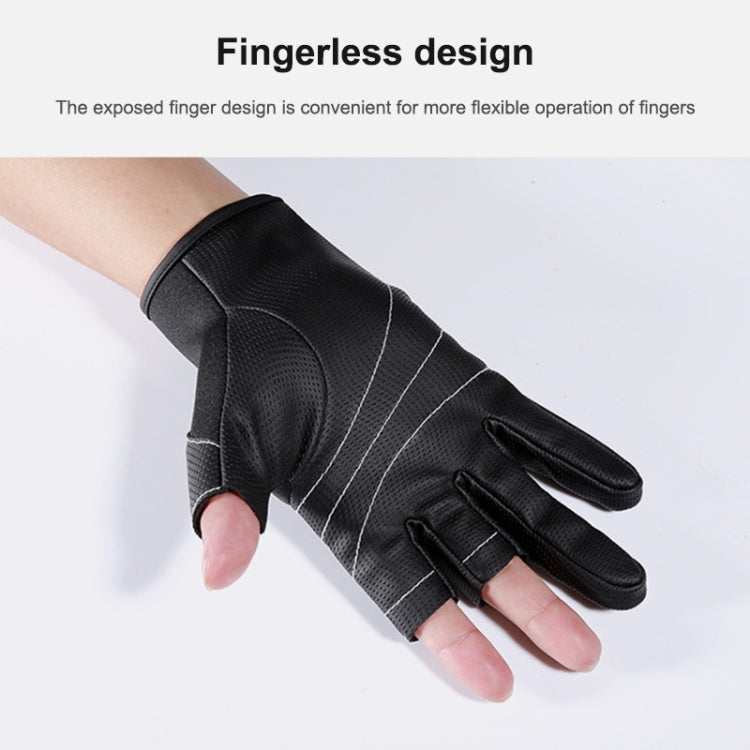Kyncilor A0062 Outdoor Camping Three-finger Gloves Antiskid Sports Fishing Gloves, M, L, XL