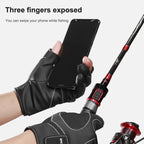 Kyncilor A0062 Outdoor Camping Three-finger Gloves Antiskid Sports Fishing Gloves, M, L, XL