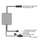 CHE YOULE ANT-208 Radio Amplifier Car Radio Antenna Amplifier, ANT-208 Radio Amplifier