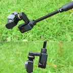 Handheld Three-axis Gimbal Stabilizer Extension Rod for DJI, Insta360, GoPro and Other Action Cameras, Telescopic Length: 19cm-73cm, Length: 19cm-73cm