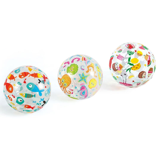 Children Early Education Swimming and Water Toys Inflatable Beach Ball Color Random Delivery, Early Education Swimming Toy