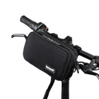 Rhinowalk X2011 Bike Front Bag Bicycle Storage Handlebar Bag Travel Commuting Hanging Bag, Black, Grey