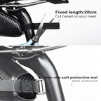 Rhinowalk Bicycle Tail Saddle Bag Waterproof Lightweight Mountain Bike Tool Bag Cycling Equipment, Carbon Fiber Black, Matte Black
