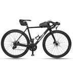Rhinowalk Bicycle Tail Saddle Bag Waterproof Lightweight Mountain Bike Tool Bag Cycling Equipment, Carbon Fiber Black, Matte Black