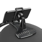 Car Mobile Phone Holder Buckle Instrument Trolley Inner Clip Mobile Phone Navigation Bracket With Number Plate, Navigation Bracket With Number Plate