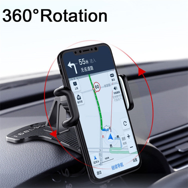 Car Mobile Phone Holder Buckle Instrument Trolley Inner Clip Mobile Phone Navigation Bracket With Number Plate, Navigation Bracket With Number Plate