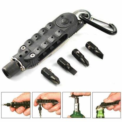 Mini Portable Multifunctional Combination Tool Magic Screwdriver Multifunctional Screwdriver Bottle Opener, Screwdriver Bottle Opener