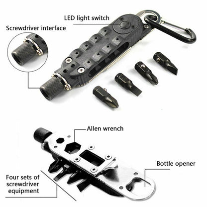 Mini Portable Multifunctional Combination Tool Magic Screwdriver Multifunctional Screwdriver Bottle Opener, Screwdriver Bottle Opener