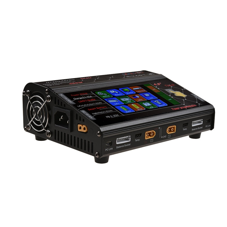 HTRC HT206AC/DC DUO 400W Large Color Screen Touch Dual-way Smart Balance Charger,, EU Plug, US Plug