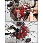 SNAIL FD-01 Mountain Bike Floating Disc Bicycle Brake Pad Six Nail Brake Disc, 160mm Black, 180mm Black, 203mm Black, 160mm Red, 180mm Red, 203mm Red, 160mm Blue, 180mm Blue, 203mm Blue