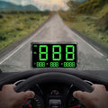 Kingneed C80 4.5inch HUD Car Head-up Display GPS Speed Meter Overspeed Alarm Mileage Altitude Clock, C80 4.5inch