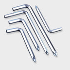 10pcs Screwdriver Hexagonal Wrench Scooter Repair Tools Cross Bit, Specification:4mm, Material:45 Steel, 4mm 45 Steel, 5mm 45 Steel, 6mm 45 Steel, 4mm A3 Steel, 5mm A3 Steel, 6mm A3 Steel