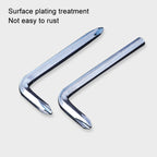 10pcs Screwdriver Hexagonal Wrench Scooter Repair Tools Cross Bit, Specification:4mm, Material:45 Steel, 4mm 45 Steel, 5mm 45 Steel, 6mm 45 Steel, 4mm A3 Steel, 5mm A3 Steel, 6mm A3 Steel
