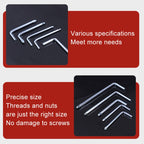 10pcs Screwdriver Hexagonal Wrench Scooter Repair Tools Cross Bit, Specification:4mm, Material:45 Steel, 4mm 45 Steel, 5mm 45 Steel, 6mm 45 Steel, 4mm A3 Steel, 5mm A3 Steel, 6mm A3 Steel
