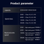 Lexar SD-800X Pro High Speed SD Card SLR Camera Memory Card, 32GB, 64GB, 128GB, 256GB, 512GB