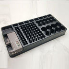 Multifunctional Battery Storage Box Battery Tester Battery Strength Indicator Storage Box Capacity Tester
