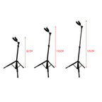 Gravity Self-locking Folding Vertical Pipa Bass Universal Guitar Stand, Self-locking
