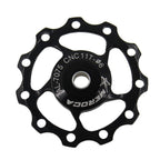 MEROCA Metal Bearings Mountain Bike Road Bike Rear Derailleur Guide Wheel 11T/13T Guide Wheel, 11T Black, 13T Black, 11T Red, 13T Red, 11T Blue, 13T Blue, 11T Purple, 13T Purple, 11T Silver, 13T Silver, 11T Electroplating Colorful                      ...