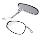 1 Pairs Motorcycle Electric Car Accessories Iron Rod Plating Mirror Rearview Mirror, HSJ