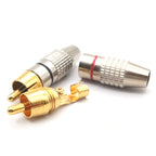 30 PCS 270RCA Lotus Head AV Plug Video Head Audio Head RCA Plug Lotus Plug
