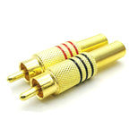 30 PCS RCA Lotus Head AV Audio and Video Plug Plum Blossom Plug Lotus Head RCA Head, 30pcs