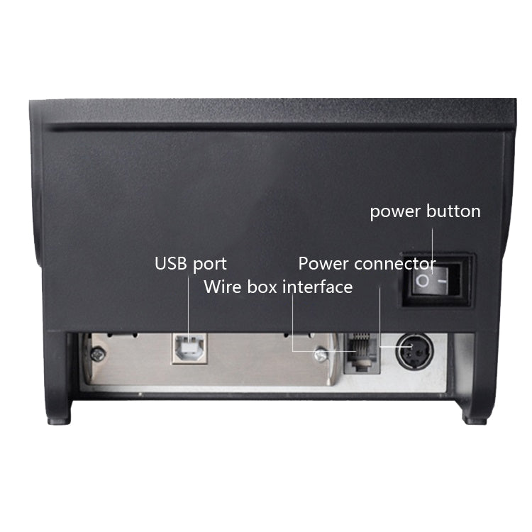Xprinter XP-76IIH Dot Matrix Printer Open Roll Invoice Printer, USB Interface, Parallel Port