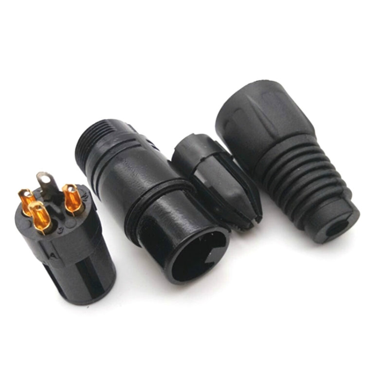 10 PCS Gold Plated Microphone Plug Cannon Male and Female Head Card Faucet