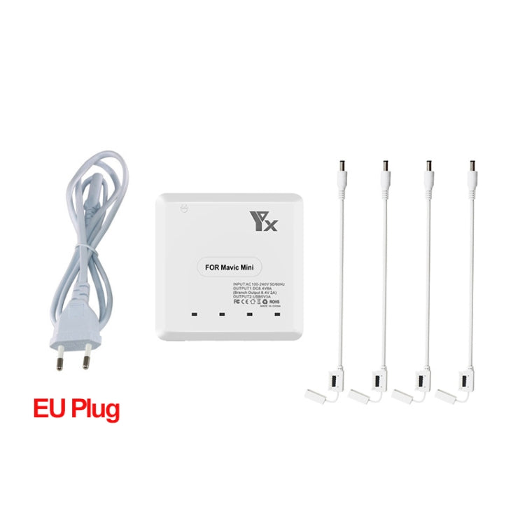 For DJI Mavic Mini Charger Battery USB 6 in 1 Hub Intelligent Battery Controller Charger, US Plug, EU Plug, AU Plug, UK Plug