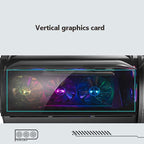GAMEKM Genki Bomb Personality Gaming Internet Cafe Side Through Gaming Case USB 3.0 Water-cooled Desktop Computer Case, White, Pink, Black